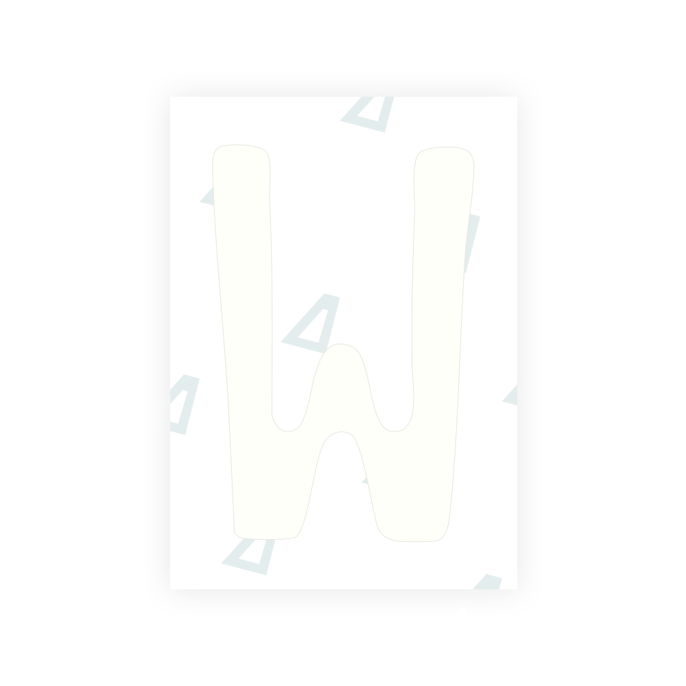 Alite Nanofilm for Slovakia license plates - Symbol "W"