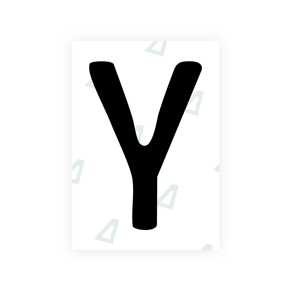 Alite Nanofilm for Slovakia license plates - Symbol "Y"