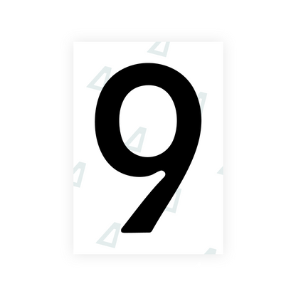 Alite Nanofilm for Slovakia license plates - Symbol "9"