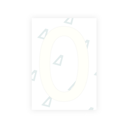 Alite Nanofilm for Slovakia license plates - Symbol "0"