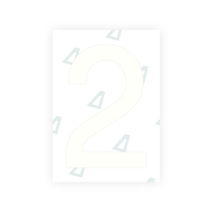 Alite Nanofilm for Slovakia license plates - Symbol "2"
