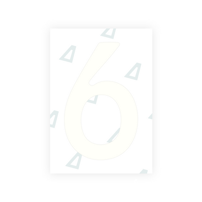 Alite Nanofilm for Slovakia license plates - Symbol "6"