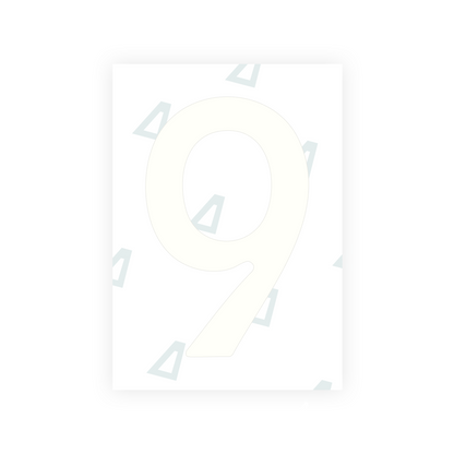 Alite Nanofilm for Slovakia license plates - Symbol "9"