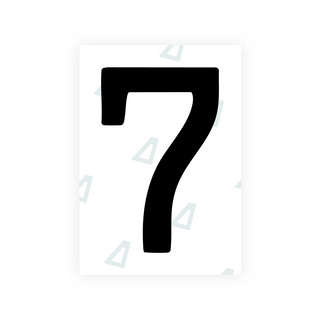 Alite Nanofilm for Slovakia license plates - Symbol "7"