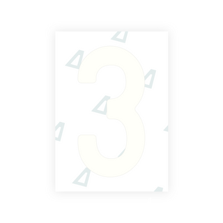 Alite Nanofilm for Slovenia number plates - Symbol "3"