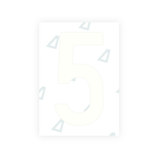 Alite Nanofilm for Slovenia number plates - Symbol "5"