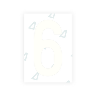 Alite Nanofilm for Slovenia number plates - Symbol "6"