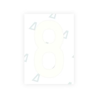 Alite Nanofilm for Slovenia number plates - Symbol "8"