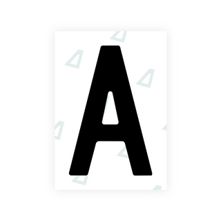 Alite Nanofilm for Slovenia number plates - Symbol "A"