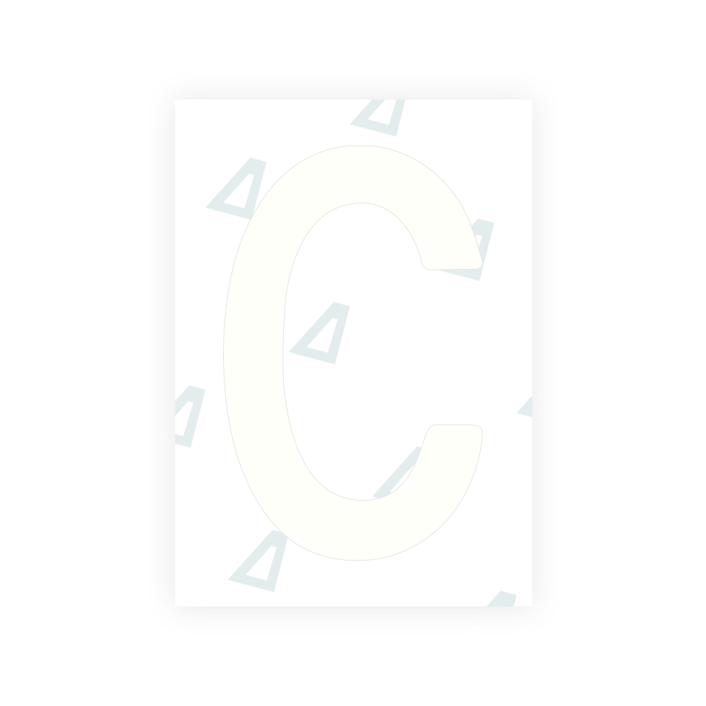 Alite Nanofilm for Slovenia number plates - Symbol "C"