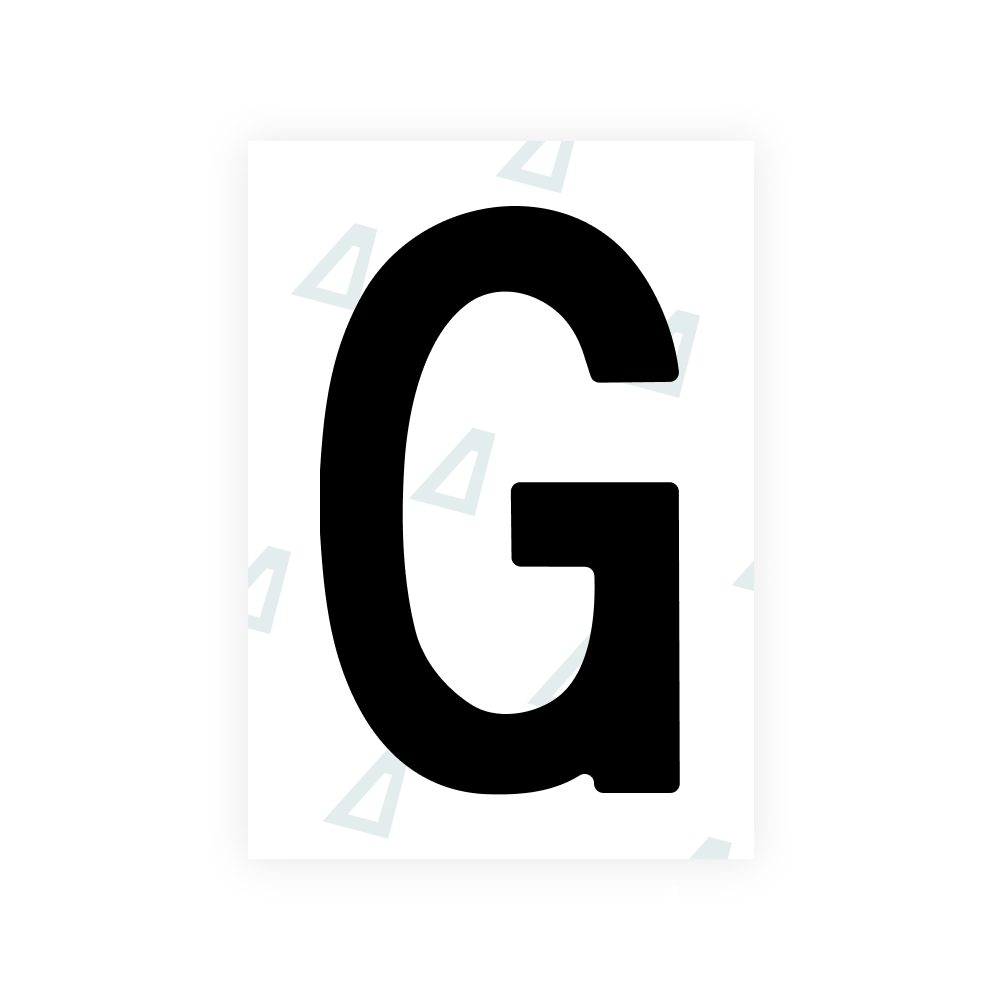 Alite Nanofilm for Slovenia number plates - Symbol "G"