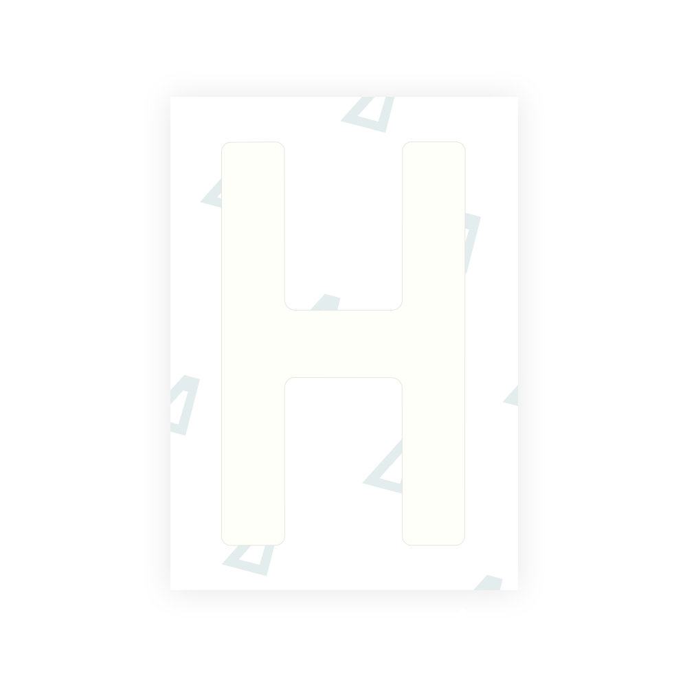 Alite Nanofilm for Slovenia number plates - Symbol "H"