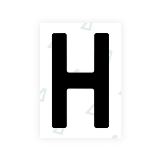 Alite Nanofilm for Slovenia number plates - Symbol "H"