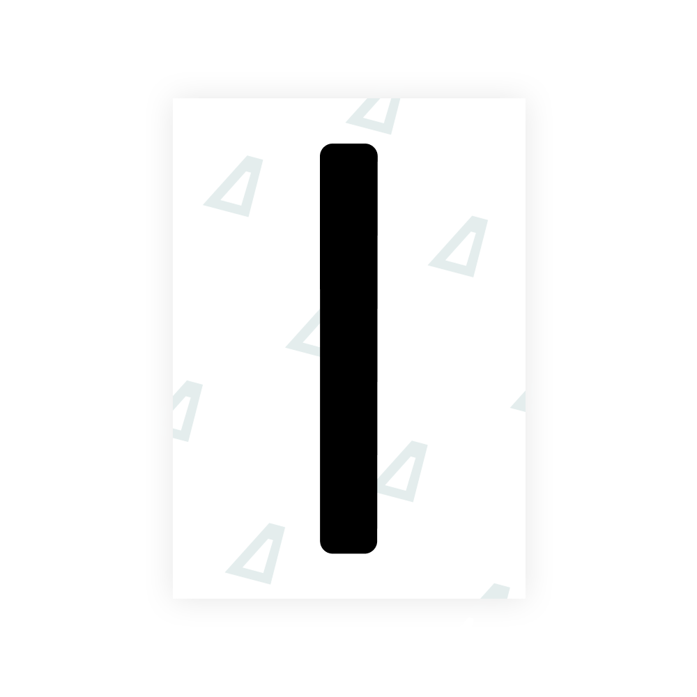 Alite Nanofilm for Slovenia number plates - Symbol "I"