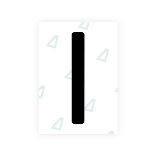 Alite Nanofilm for Slovenia number plates - Symbol "I"