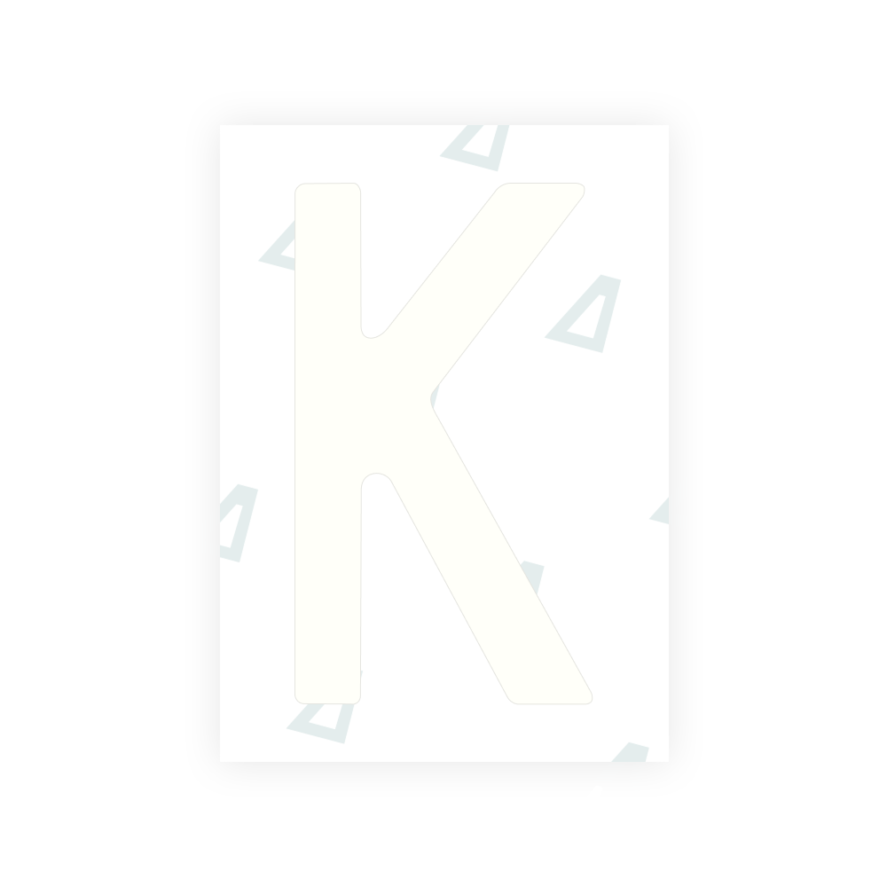 Alite Nanofilm for Slovenia number plates - Symbol "K"