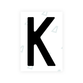 Alite Nanofilm for Slovenia number plates - Symbol "K"
