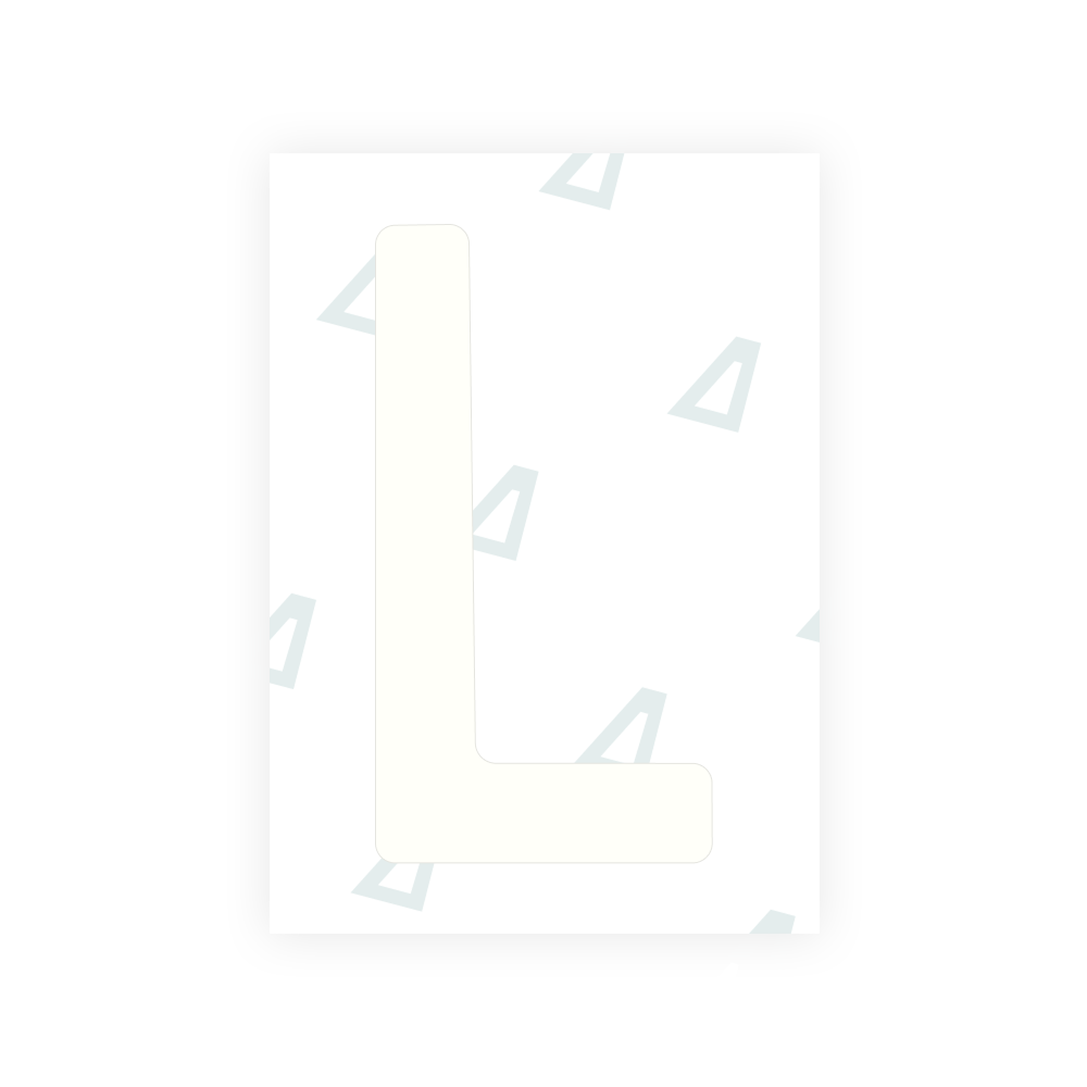 Alite Nanofilm for Slovenia number plates - Symbol "L"
