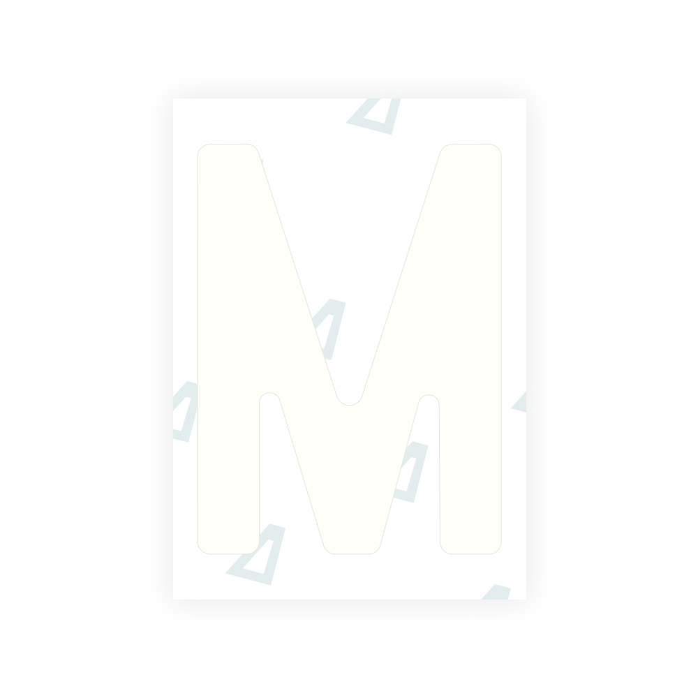 Alite Nanofilm for Slovenia number plates - Symbol "M"