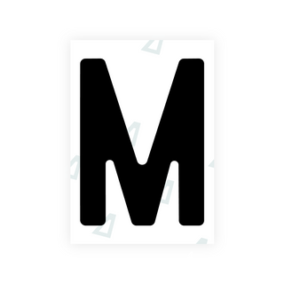 Alite Nanofilm for Slovenia number plates - Symbol "M"