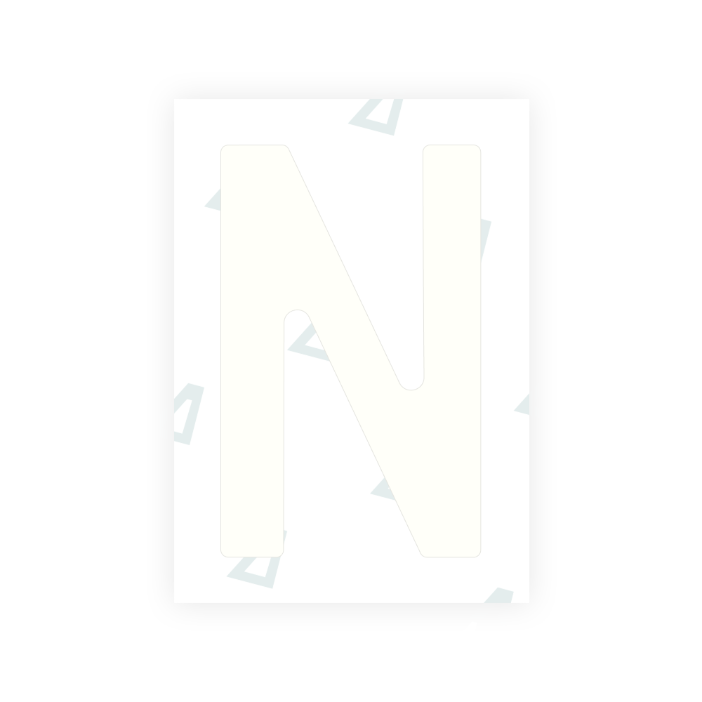 Alite Nanofilm for Slovenia number plates - Symbol "N"