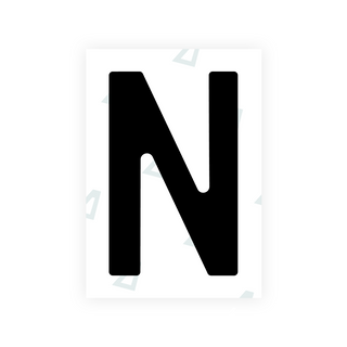 Alite Nanofilm for Slovenia number plates - Symbol "N"