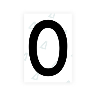 Alite Nanofilm for Slovenia number plates - Symbol "O"