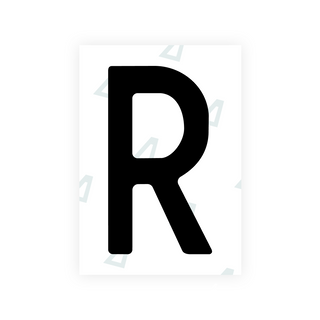 Alite Nanofilm for Slovenia number plates - Symbol "R"