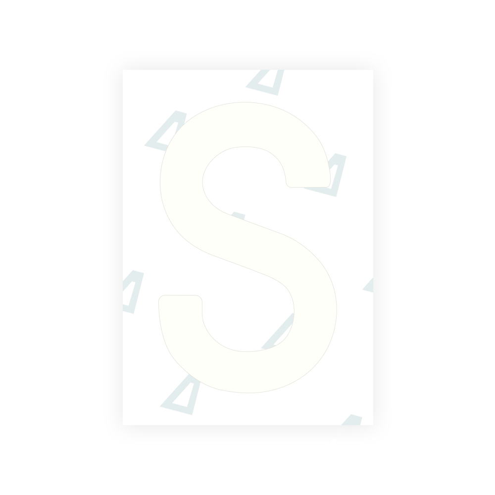 Alite Nanofilm for Slovenia number plates - Symbol "S"