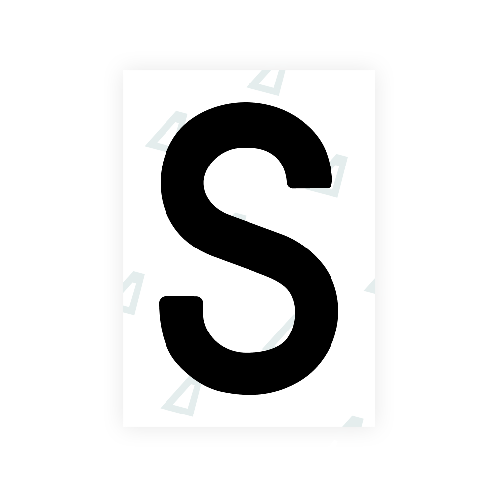 Alite Nanofilm for Slovenia number plates - Symbol "S"