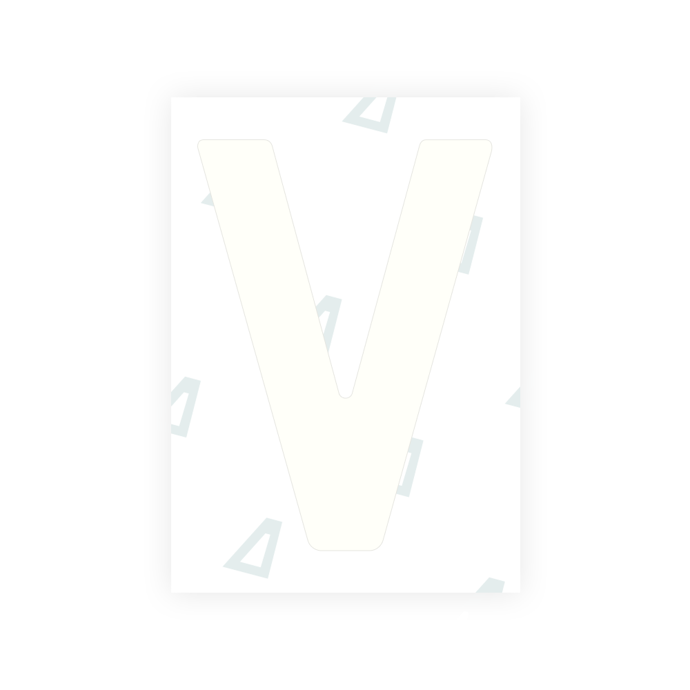 Alite Nanofilm for Slovenia number plates - Symbol "V"