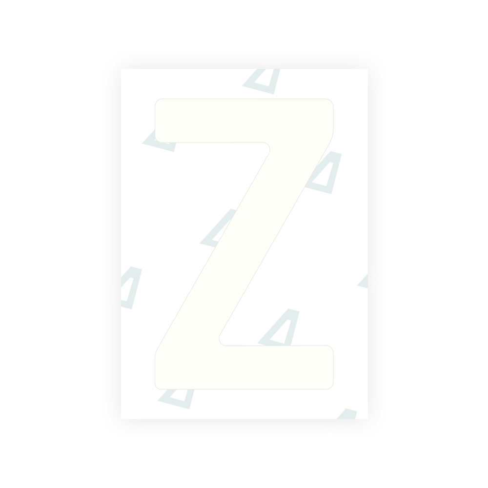 Alite Nanofilm for Slovenia number plates - Symbol "Z"