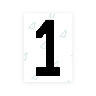 Alite Nanofilm for Angola license plates - Symbol "1"