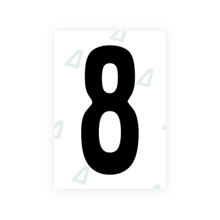 Alite Nanofilm for Angola license plates - Symbol "8"