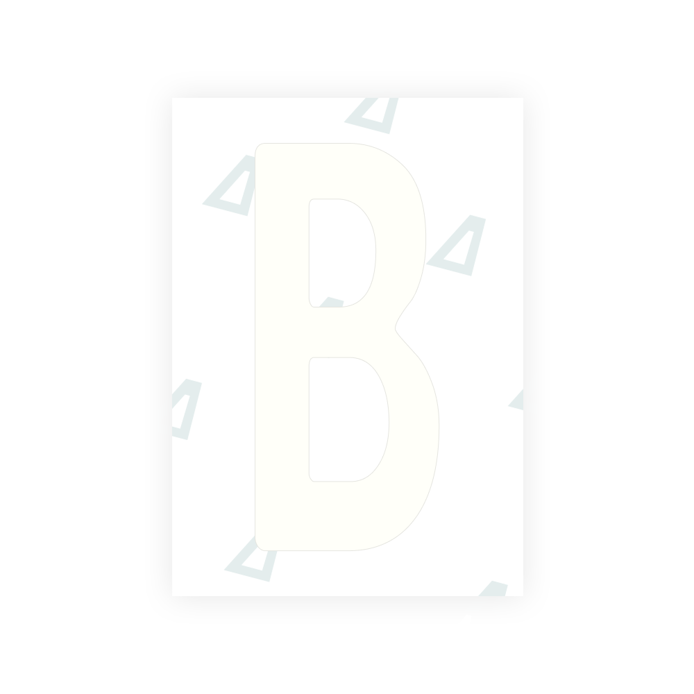 Alite Nanofilm for Angola license plates - Symbol "B"