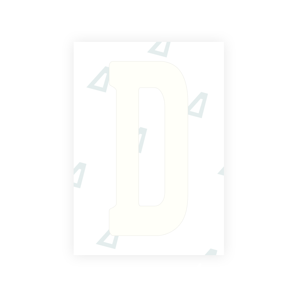 Alite Nanofilm for Angola license plates - Symbol "D"