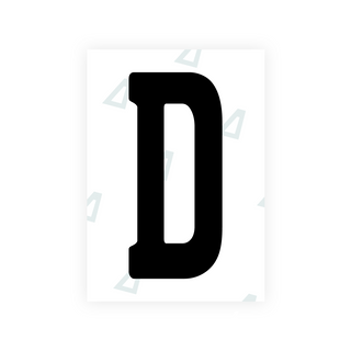 Alite Nanofilm for Angola license plates - Symbol "D"