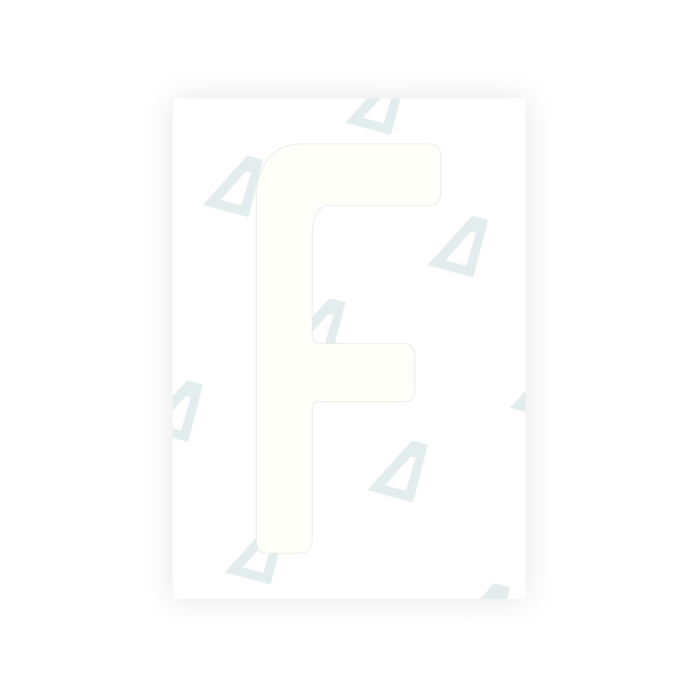Alite Nanofilm for Angola license plates - Symbol "F"