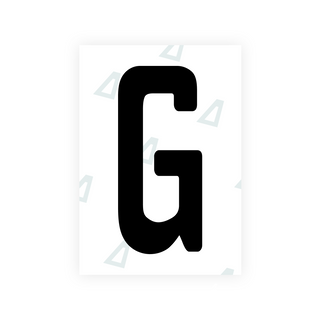 Alite Nanofilm for Angola license plates - Symbol "G"