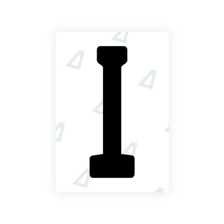 Alite Nanofilm for Angola license plates - Symbol "I"