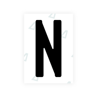 Alite Nanofilm for Angola license plates - Symbol "N"