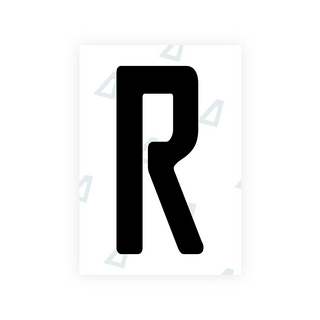 Alite Nanofilm for Angola license plates - Symbol "R"