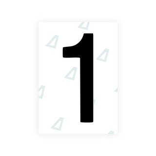 Alite Nanofilm for South Korea license plates - Symbol "1"