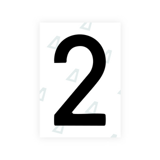 Alite Nanofilm for South Korea license plates - Symbol "2"