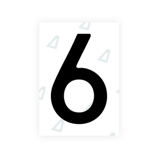 Alite Nanofilm for South Korea license plates - Symbol "6"