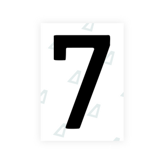 Alite Nanofilm for South Korea license plates - Symbol "7"