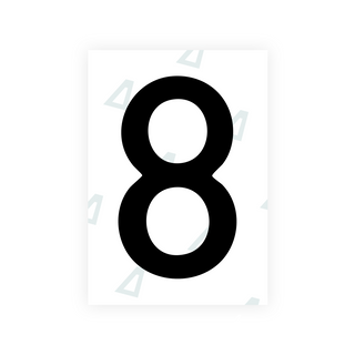 Alite Nanofilm for South Korea license plates - Symbol "8"