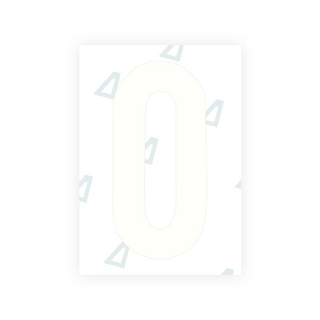 Alite Nanofilm for US (South Dakota) license plates - Symbol "0"