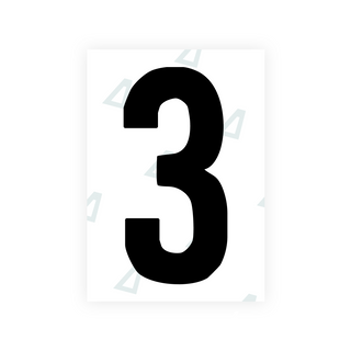 Alite Nanofilm pour plaques d'immatriculation américaines (Dakota du Sud) - Symbole « 3 »