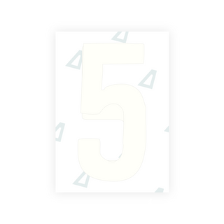 Alite Nanofilm for US (South Dakota) license plates - Symbol "5"